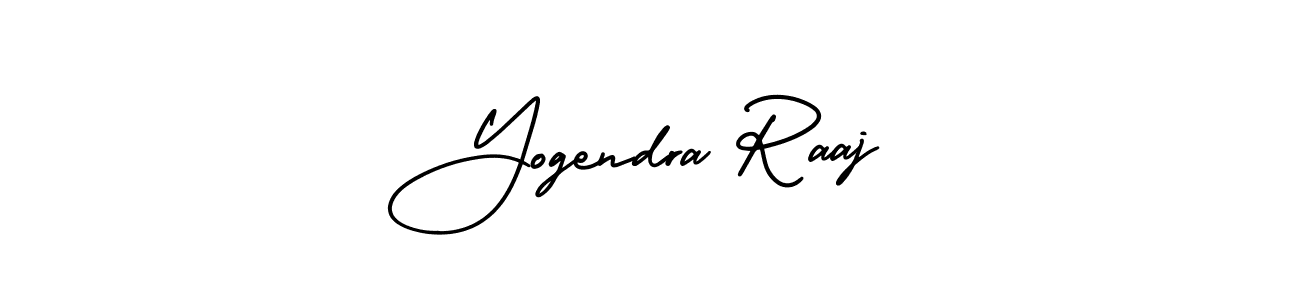 Make a beautiful signature design for name Yogendra Raaj. With this signature (AmerikaSignatureDemo-Regular) style, you can create a handwritten signature for free. Yogendra Raaj signature style 3 images and pictures png