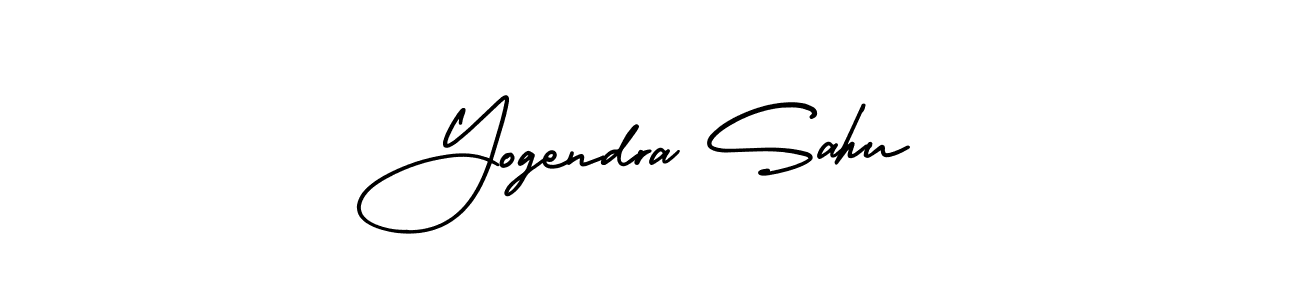 Make a short Yogendra Sahu signature style. Manage your documents anywhere anytime using AmerikaSignatureDemo-Regular. Create and add eSignatures, submit forms, share and send files easily. Yogendra Sahu signature style 3 images and pictures png