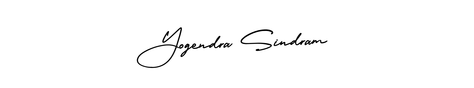 Make a beautiful signature design for name Yogendra Sindram. Use this online signature maker to create a handwritten signature for free. Yogendra Sindram signature style 3 images and pictures png