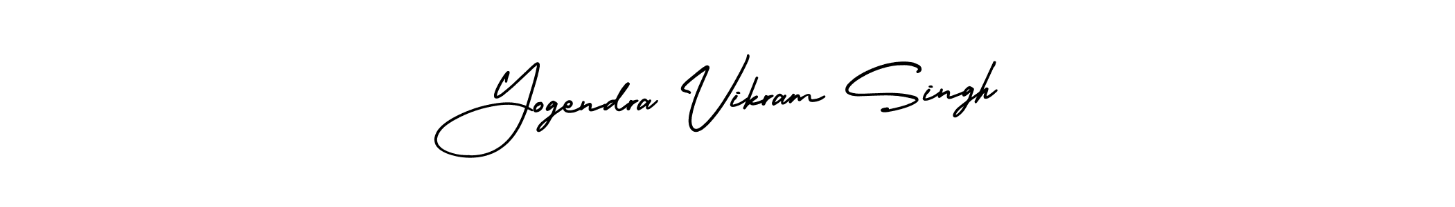 This is the best signature style for the Yogendra Vikram Singh name. Also you like these signature font (AmerikaSignatureDemo-Regular). Mix name signature. Yogendra Vikram Singh signature style 3 images and pictures png