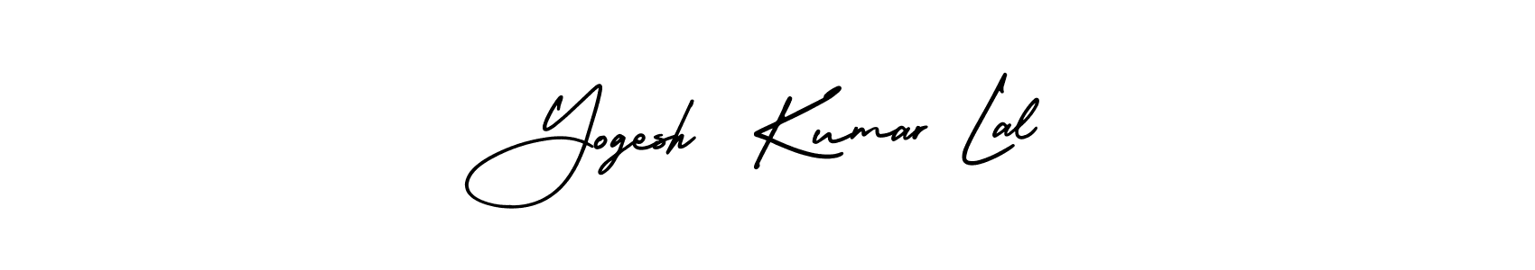 Yogesh  Kumar Lal stylish signature style. Best Handwritten Sign (AmerikaSignatureDemo-Regular) for my name. Handwritten Signature Collection Ideas for my name Yogesh  Kumar Lal. Yogesh  Kumar Lal signature style 3 images and pictures png
