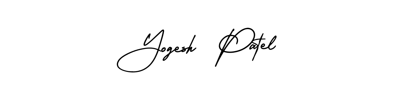 Make a short Yogesh  Patel signature style. Manage your documents anywhere anytime using AmerikaSignatureDemo-Regular. Create and add eSignatures, submit forms, share and send files easily. Yogesh  Patel signature style 3 images and pictures png