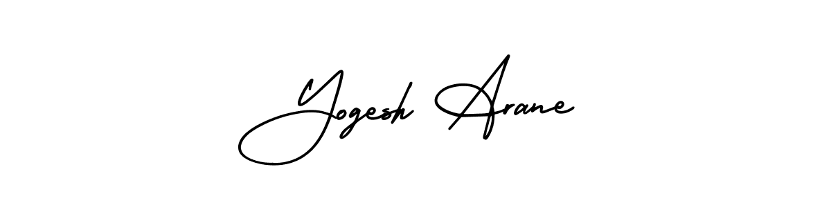 See photos of Yogesh Arane official signature by Spectra . Check more albums & portfolios. Read reviews & check more about AmerikaSignatureDemo-Regular font. Yogesh Arane signature style 3 images and pictures png