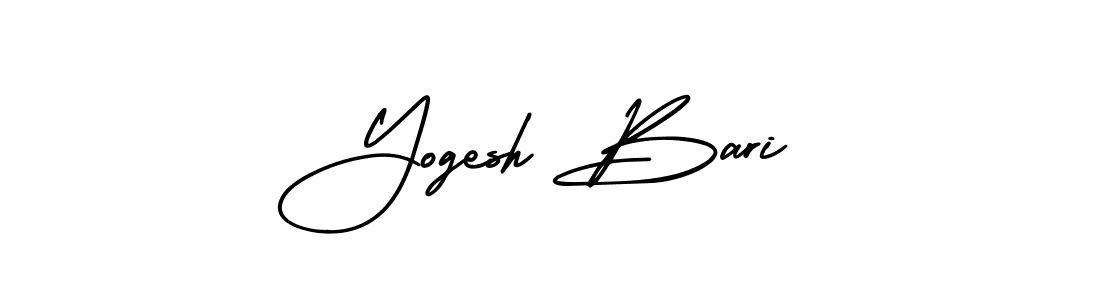 Best and Professional Signature Style for Yogesh Bari. AmerikaSignatureDemo-Regular Best Signature Style Collection. Yogesh Bari signature style 3 images and pictures png