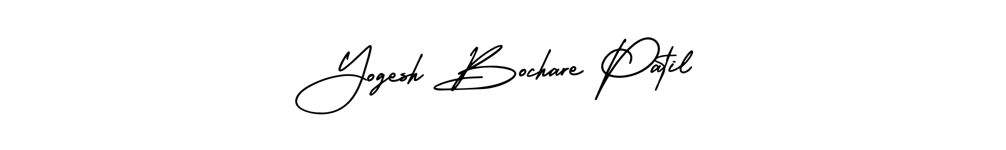 Make a short Yogesh Bochare Patil signature style. Manage your documents anywhere anytime using AmerikaSignatureDemo-Regular. Create and add eSignatures, submit forms, share and send files easily. Yogesh Bochare Patil signature style 3 images and pictures png