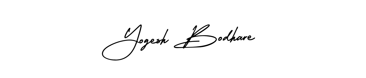How to make Yogesh Bodhare signature? AmerikaSignatureDemo-Regular is a professional autograph style. Create handwritten signature for Yogesh Bodhare name. Yogesh Bodhare signature style 3 images and pictures png