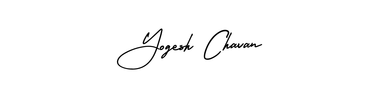 Use a signature maker to create a handwritten signature online. With this signature software, you can design (AmerikaSignatureDemo-Regular) your own signature for name Yogesh Chavan. Yogesh Chavan signature style 3 images and pictures png