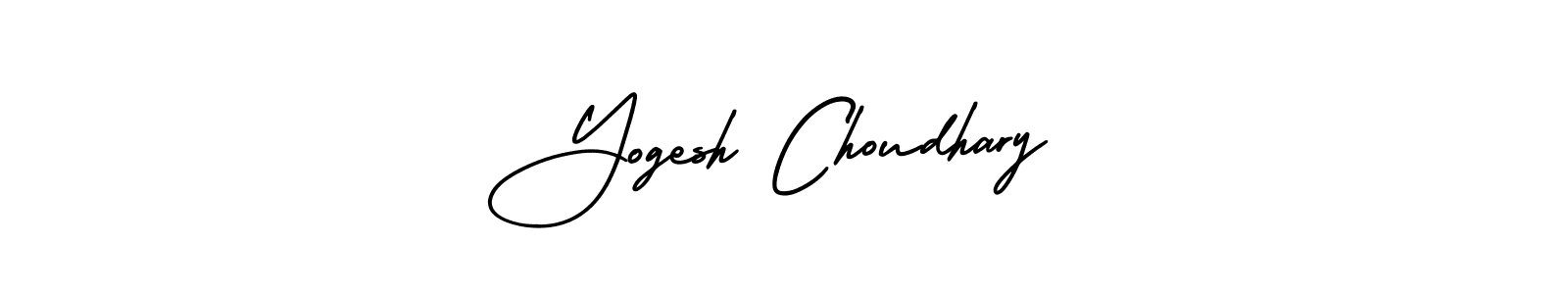 Use a signature maker to create a handwritten signature online. With this signature software, you can design (AmerikaSignatureDemo-Regular) your own signature for name Yogesh Choudhary. Yogesh Choudhary signature style 3 images and pictures png
