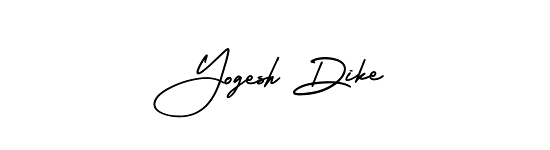 AmerikaSignatureDemo-Regular is a professional signature style that is perfect for those who want to add a touch of class to their signature. It is also a great choice for those who want to make their signature more unique. Get Yogesh Dike name to fancy signature for free. Yogesh Dike signature style 3 images and pictures png