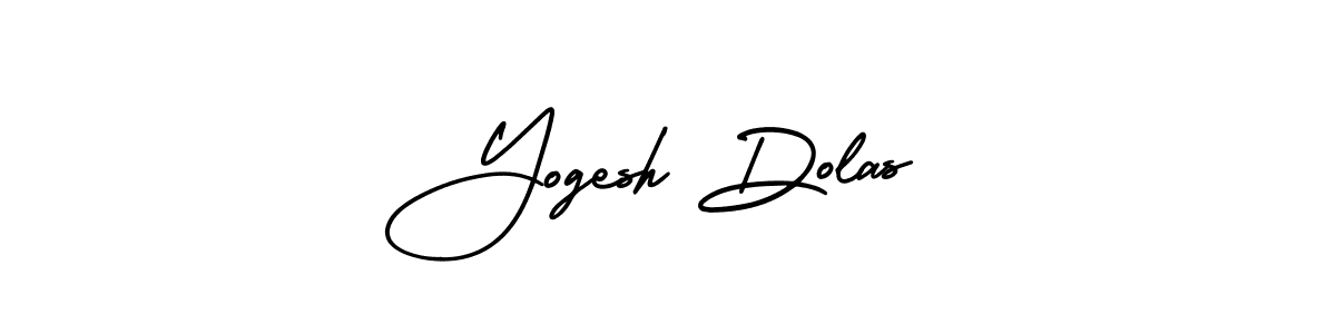 Similarly AmerikaSignatureDemo-Regular is the best handwritten signature design. Signature creator online .You can use it as an online autograph creator for name Yogesh Dolas. Yogesh Dolas signature style 3 images and pictures png