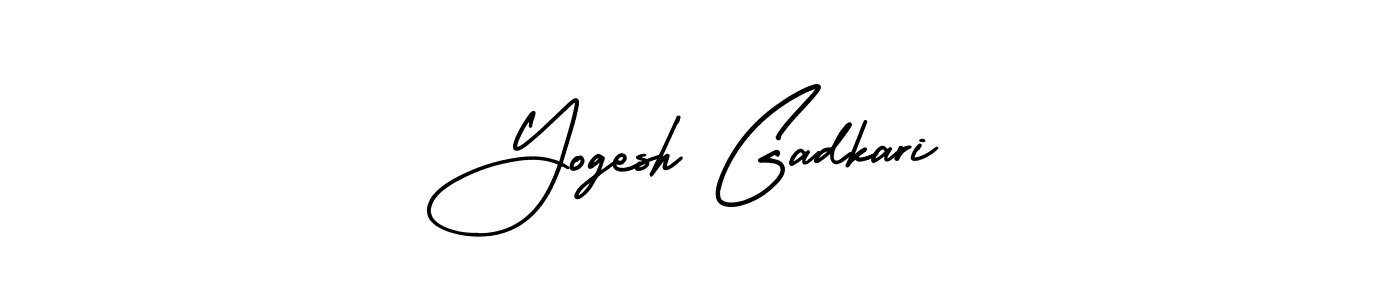 You can use this online signature creator to create a handwritten signature for the name Yogesh Gadkari. This is the best online autograph maker. Yogesh Gadkari signature style 3 images and pictures png