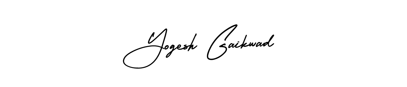 Use a signature maker to create a handwritten signature online. With this signature software, you can design (AmerikaSignatureDemo-Regular) your own signature for name Yogesh Gaikwad. Yogesh Gaikwad signature style 3 images and pictures png