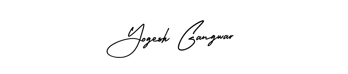 Best and Professional Signature Style for Yogesh Gangwar. AmerikaSignatureDemo-Regular Best Signature Style Collection. Yogesh Gangwar signature style 3 images and pictures png