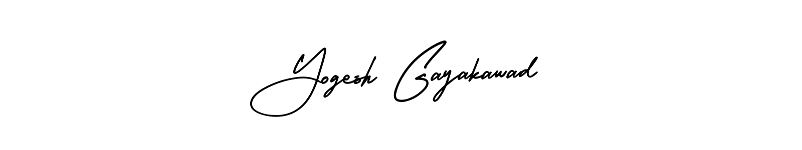 if you are searching for the best signature style for your name Yogesh Gayakawad. so please give up your signature search. here we have designed multiple signature styles  using AmerikaSignatureDemo-Regular. Yogesh Gayakawad signature style 3 images and pictures png