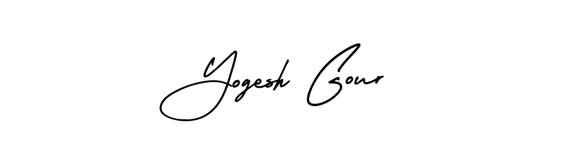 Also You can easily find your signature by using the search form. We will create Yogesh Gour name handwritten signature images for you free of cost using AmerikaSignatureDemo-Regular sign style. Yogesh Gour signature style 3 images and pictures png