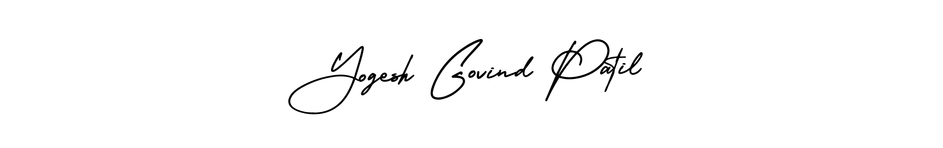 Also You can easily find your signature by using the search form. We will create Yogesh Govind Patil name handwritten signature images for you free of cost using AmerikaSignatureDemo-Regular sign style. Yogesh Govind Patil signature style 3 images and pictures png