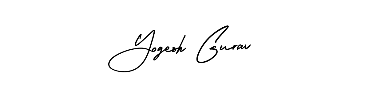 AmerikaSignatureDemo-Regular is a professional signature style that is perfect for those who want to add a touch of class to their signature. It is also a great choice for those who want to make their signature more unique. Get Yogesh Gurav name to fancy signature for free. Yogesh Gurav signature style 3 images and pictures png