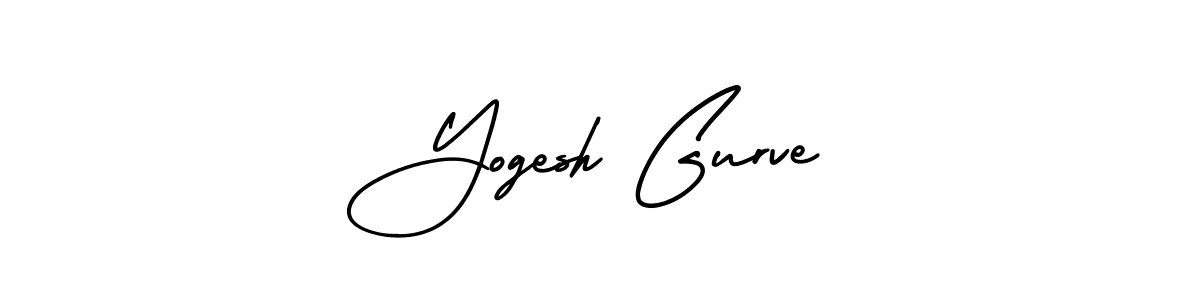Best and Professional Signature Style for Yogesh Gurve. AmerikaSignatureDemo-Regular Best Signature Style Collection. Yogesh Gurve signature style 3 images and pictures png