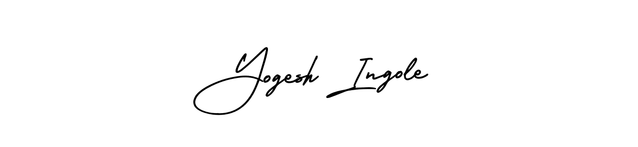 Best and Professional Signature Style for Yogesh Ingole. AmerikaSignatureDemo-Regular Best Signature Style Collection. Yogesh Ingole signature style 3 images and pictures png