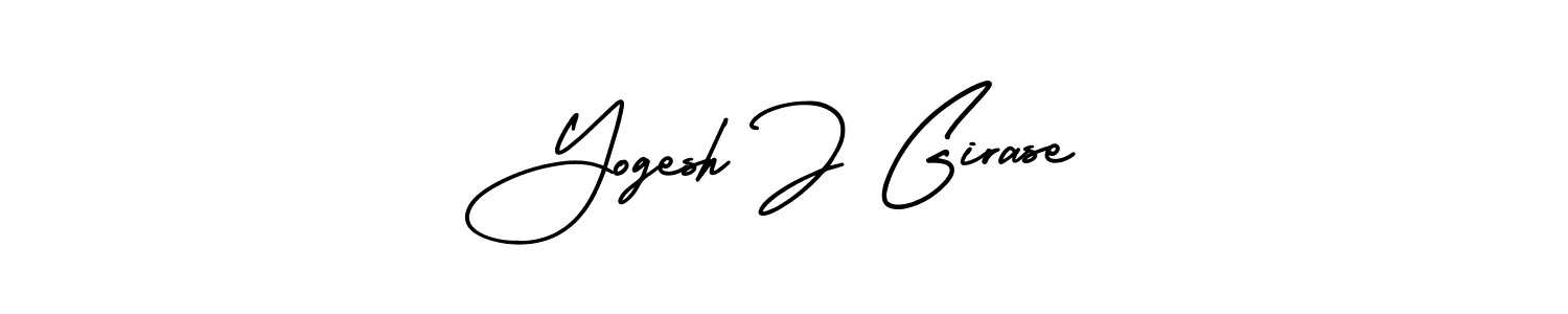 Once you've used our free online signature maker to create your best signature AmerikaSignatureDemo-Regular style, it's time to enjoy all of the benefits that Yogesh J Girase name signing documents. Yogesh J Girase signature style 3 images and pictures png
