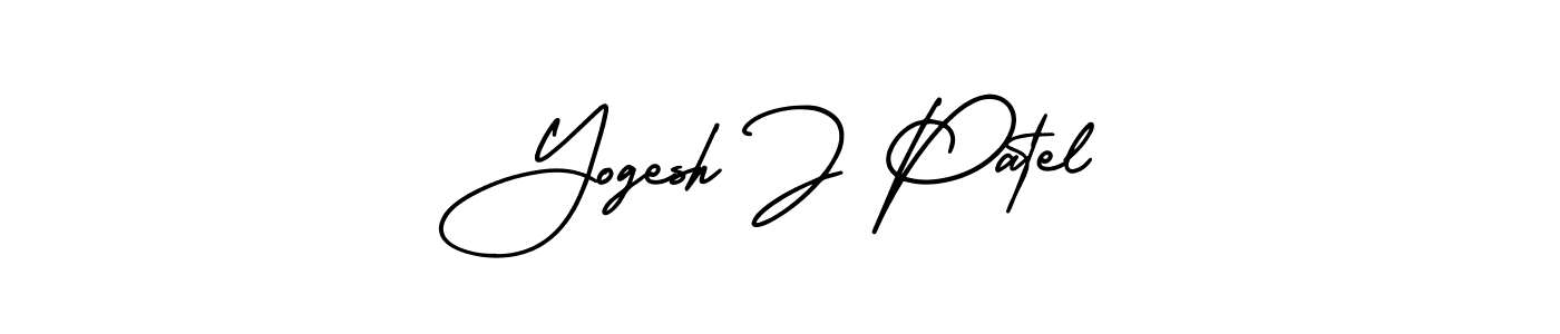 Similarly AmerikaSignatureDemo-Regular is the best handwritten signature design. Signature creator online .You can use it as an online autograph creator for name Yogesh J Patel. Yogesh J Patel signature style 3 images and pictures png