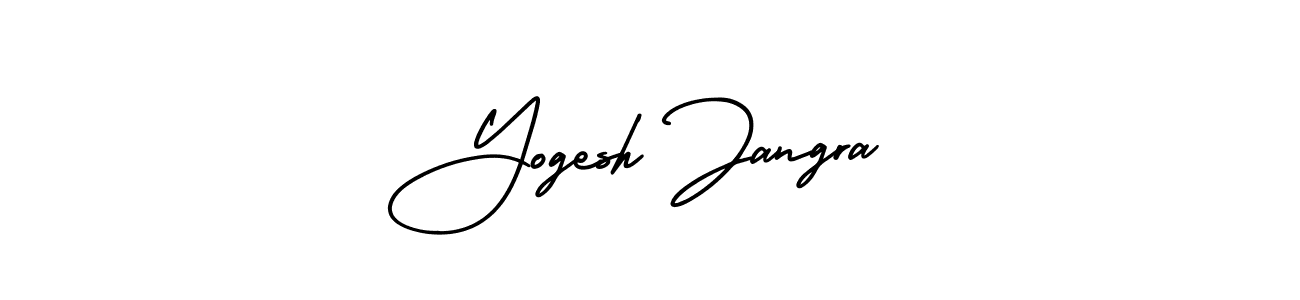 Similarly AmerikaSignatureDemo-Regular is the best handwritten signature design. Signature creator online .You can use it as an online autograph creator for name Yogesh Jangra. Yogesh Jangra signature style 3 images and pictures png