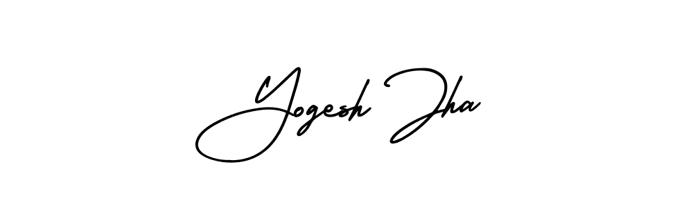 if you are searching for the best signature style for your name Yogesh Jha. so please give up your signature search. here we have designed multiple signature styles  using AmerikaSignatureDemo-Regular. Yogesh Jha signature style 3 images and pictures png