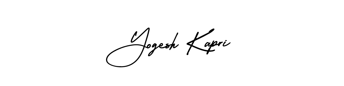 Make a beautiful signature design for name Yogesh Kapri. Use this online signature maker to create a handwritten signature for free. Yogesh Kapri signature style 3 images and pictures png