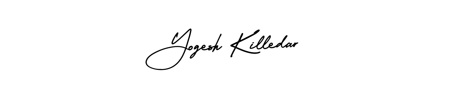 Similarly AmerikaSignatureDemo-Regular is the best handwritten signature design. Signature creator online .You can use it as an online autograph creator for name Yogesh Killedar. Yogesh Killedar signature style 3 images and pictures png