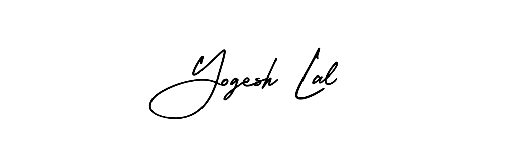 This is the best signature style for the Yogesh Lal name. Also you like these signature font (AmerikaSignatureDemo-Regular). Mix name signature. Yogesh Lal signature style 3 images and pictures png