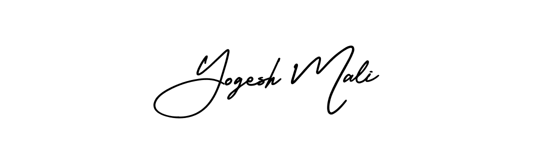 Here are the top 10 professional signature styles for the name Yogesh Mali. These are the best autograph styles you can use for your name. Yogesh Mali signature style 3 images and pictures png