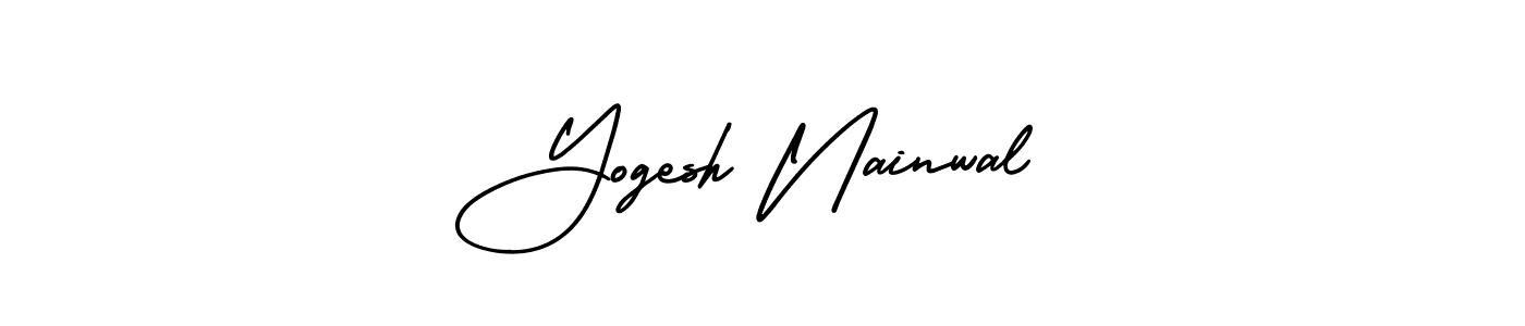 Make a beautiful signature design for name Yogesh Nainwal. Use this online signature maker to create a handwritten signature for free. Yogesh Nainwal signature style 3 images and pictures png