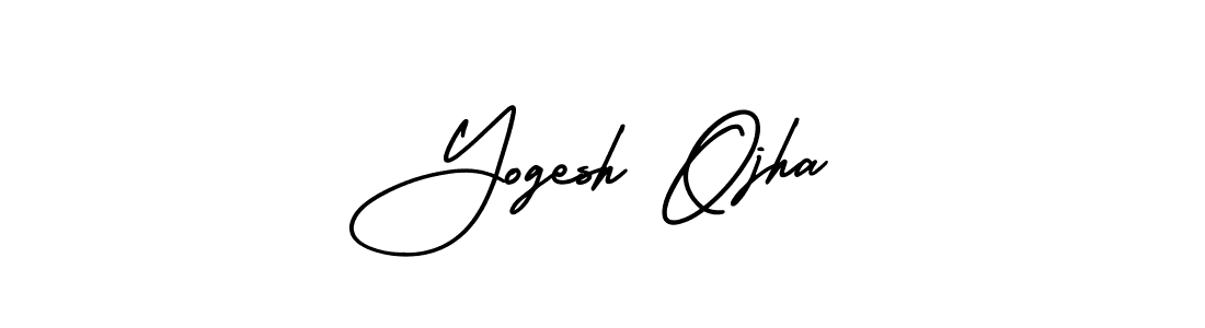 Make a beautiful signature design for name Yogesh Ojha. With this signature (AmerikaSignatureDemo-Regular) style, you can create a handwritten signature for free. Yogesh Ojha signature style 3 images and pictures png