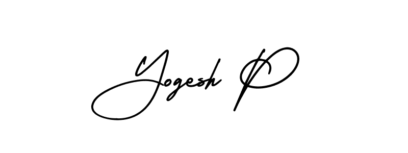 You can use this online signature creator to create a handwritten signature for the name Yogesh P. This is the best online autograph maker. Yogesh P signature style 3 images and pictures png