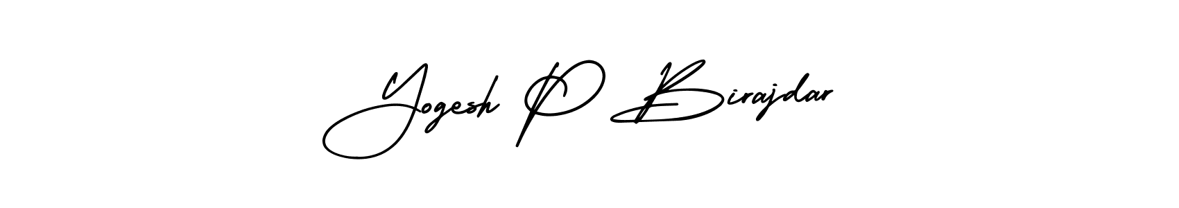 Similarly AmerikaSignatureDemo-Regular is the best handwritten signature design. Signature creator online .You can use it as an online autograph creator for name Yogesh P Birajdar. Yogesh P Birajdar signature style 3 images and pictures png