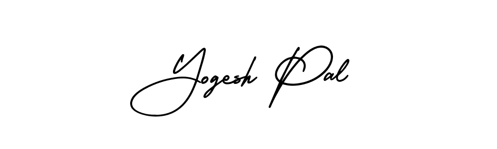 Use a signature maker to create a handwritten signature online. With this signature software, you can design (AmerikaSignatureDemo-Regular) your own signature for name Yogesh Pal. Yogesh Pal signature style 3 images and pictures png