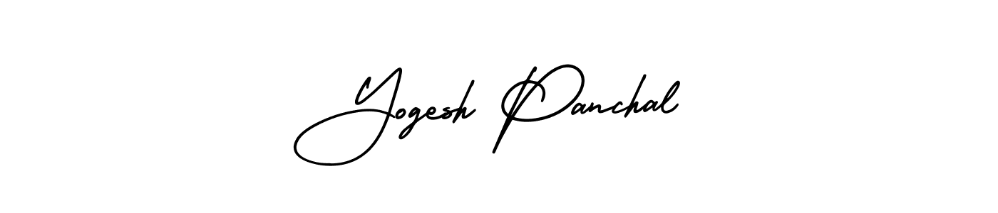 It looks lik you need a new signature style for name Yogesh Panchal. Design unique handwritten (AmerikaSignatureDemo-Regular) signature with our free signature maker in just a few clicks. Yogesh Panchal signature style 3 images and pictures png