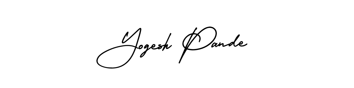 Here are the top 10 professional signature styles for the name Yogesh Pande. These are the best autograph styles you can use for your name. Yogesh Pande signature style 3 images and pictures png