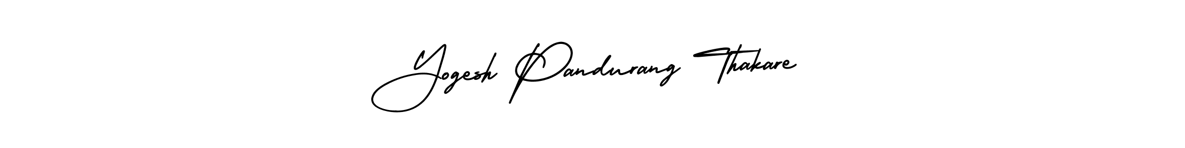 Use a signature maker to create a handwritten signature online. With this signature software, you can design (AmerikaSignatureDemo-Regular) your own signature for name Yogesh Pandurang Thakare. Yogesh Pandurang Thakare signature style 3 images and pictures png