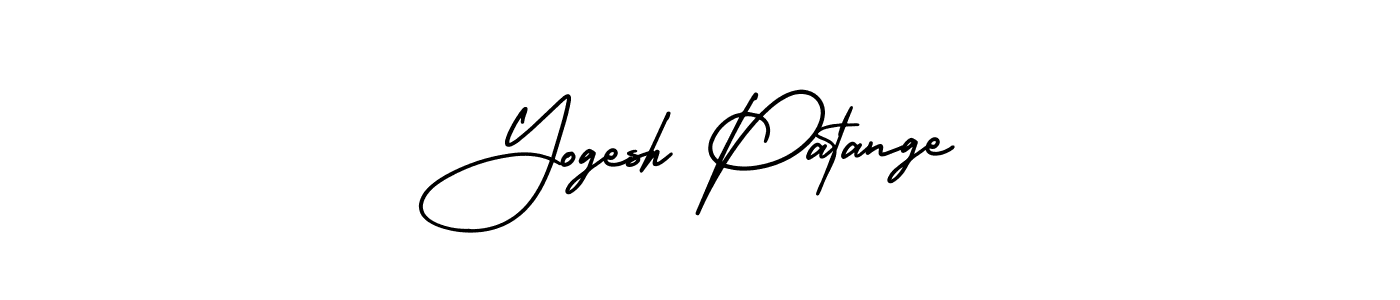 It looks lik you need a new signature style for name Yogesh Patange. Design unique handwritten (AmerikaSignatureDemo-Regular) signature with our free signature maker in just a few clicks. Yogesh Patange signature style 3 images and pictures png