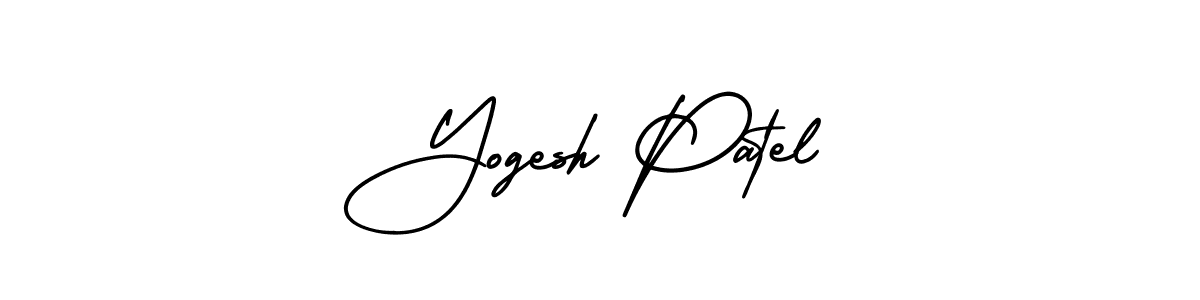 How to make Yogesh Patel name signature. Use AmerikaSignatureDemo-Regular style for creating short signs online. This is the latest handwritten sign. Yogesh Patel signature style 3 images and pictures png