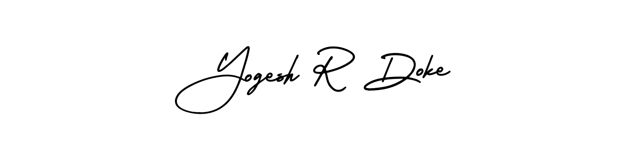 Make a beautiful signature design for name Yogesh R Doke. Use this online signature maker to create a handwritten signature for free. Yogesh R Doke signature style 3 images and pictures png
