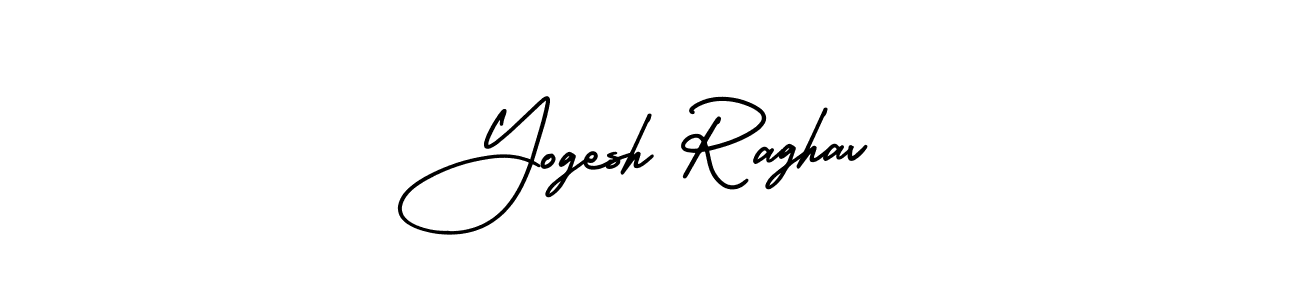 Create a beautiful signature design for name Yogesh Raghav. With this signature (AmerikaSignatureDemo-Regular) fonts, you can make a handwritten signature for free. Yogesh Raghav signature style 3 images and pictures png