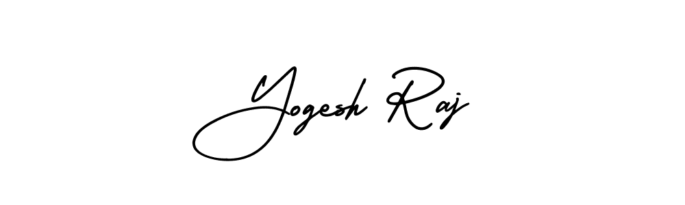 Create a beautiful signature design for name Yogesh Raj. With this signature (AmerikaSignatureDemo-Regular) fonts, you can make a handwritten signature for free. Yogesh Raj signature style 3 images and pictures png