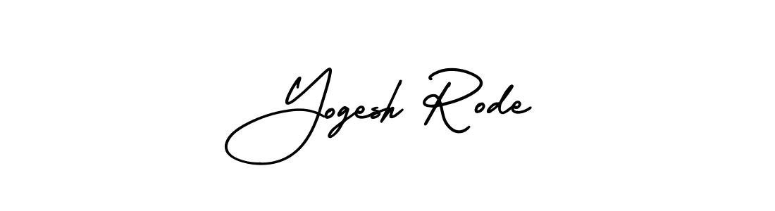 Make a beautiful signature design for name Yogesh Rode. Use this online signature maker to create a handwritten signature for free. Yogesh Rode signature style 3 images and pictures png