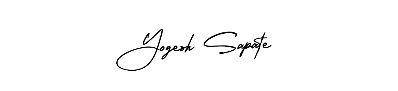 You can use this online signature creator to create a handwritten signature for the name Yogesh Sapate. This is the best online autograph maker. Yogesh Sapate signature style 3 images and pictures png