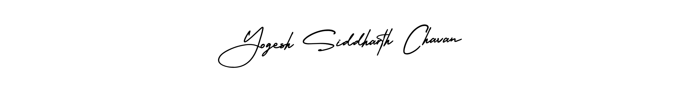 Make a beautiful signature design for name Yogesh Siddharth Chavan. Use this online signature maker to create a handwritten signature for free. Yogesh Siddharth Chavan signature style 3 images and pictures png