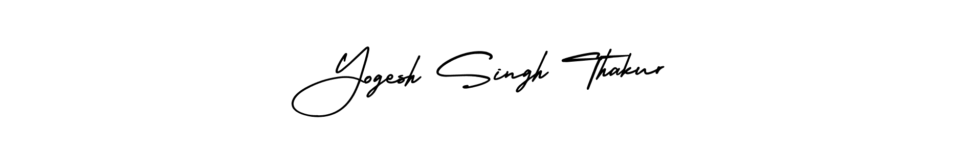 How to make Yogesh Singh Thakur name signature. Use AmerikaSignatureDemo-Regular style for creating short signs online. This is the latest handwritten sign. Yogesh Singh Thakur signature style 3 images and pictures png