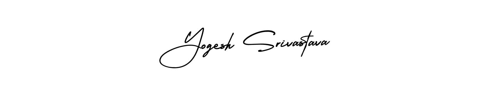 Design your own signature with our free online signature maker. With this signature software, you can create a handwritten (AmerikaSignatureDemo-Regular) signature for name Yogesh Srivastava. Yogesh Srivastava signature style 3 images and pictures png