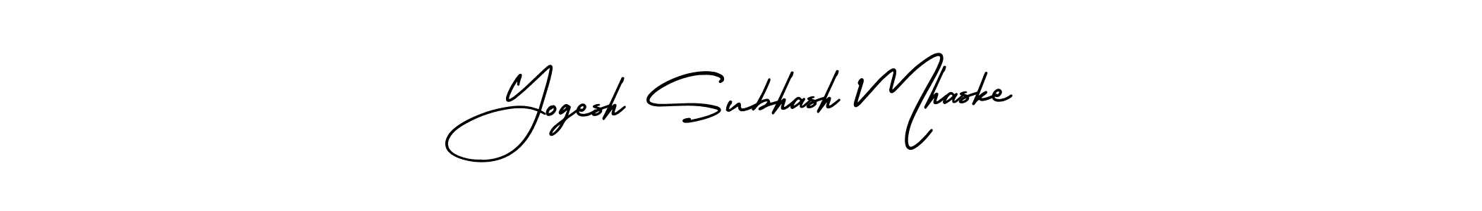 Best and Professional Signature Style for Yogesh Subhash Mhaske. AmerikaSignatureDemo-Regular Best Signature Style Collection. Yogesh Subhash Mhaske signature style 3 images and pictures png